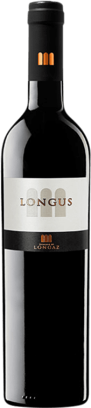17,95 € Envío gratis | Vino tinto Victoria Dominio de Longaz Longus D.O. Cariñena España Merlot, Syrah, Cabernet Sauvignon Botella 75 cl