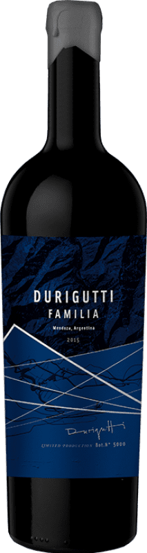 91,95 € Spedizione Gratuita | Vino rosso Durigutti Familia Luján de Cuyo Argentina Syrah, Cabernet Sauvignon, Cabernet Franc, Malbec, Petit Verdot, Bonarda Bottiglia 75 cl