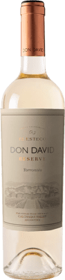 21,95 € 免费送货 | 白酒 El Esteco Don David 预订 I.G. Valle de Cafayate 阿根廷 Torrontés 瓶子 75 cl