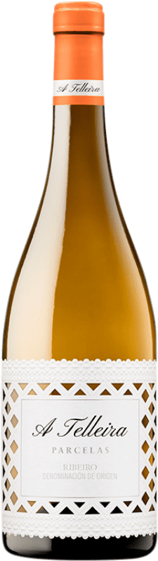 11,95 € Envio grátis | Vinho Branco Genus de Vinum A Telleira Parcelas D.O. Ribeiro Espanha Godello, Treixadura 75 cl