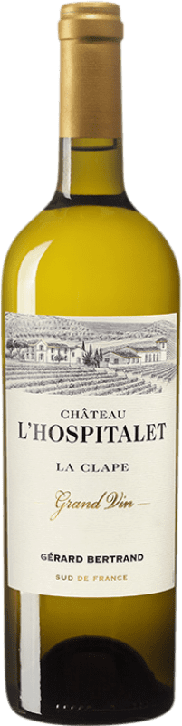 53,95 € Kostenloser Versand | Weißwein Gérard Bertrand Château l'Hospitalet Grand Blanc A.O.P. La Clape Frankreich Grenache Weiß, Viognier, Vermentino, Bourboulenc Flasche 75 cl