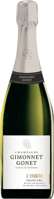 39,95 € Envoi gratuit | Vin Mousseux Blanc Gimonnet Gonet L'Origine Grand Cru, Blanc de Blancs A.O.C. Champagne France Chardonnay 75 cl