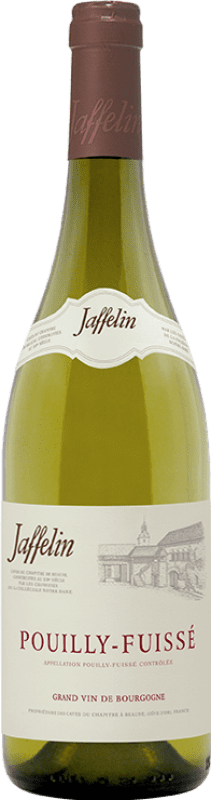 46,95 € Envio grátis | Vinho branco Jaffelin A.O.C. Pouilly-Fuissé França Chardonnay Garrafa 75 cl