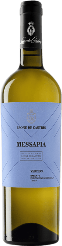 6,95 € Free Shipping | White Wine Leone De Castris Messapia I.G.T. Salento Italy Verdeca 75 cl