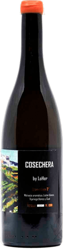 33,95 € Envío gratis | Vino tinto LoHer Cosechera Ensamblaje 1 D.O. Tacoronte-Acentejo España Listán Negro, Listán Blanco, Negramoll Botella 75 cl