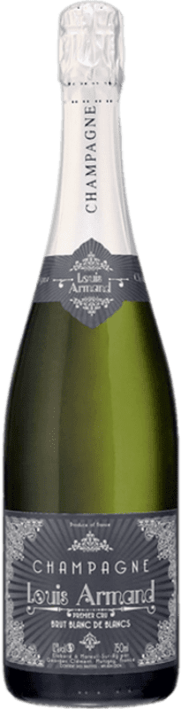 44,95 € Envio grátis | Espumante branco Maison Lheureux. Louis Armand Premier Cru Blanc de Blancs A.O.C. Champagne França Chardonnay Garrafa 75 cl