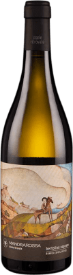 18,95 € Spedizione Gratuita | Vino bianco Mandrarossa Bertolino Soprano D.O.C. Sicilia Italia Grillo Bottiglia 75 cl