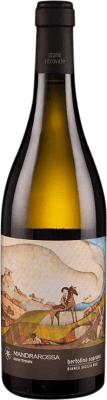 18,95 € Envío gratis | Vino blanco Mandrarossa Bertolino Soprano D.O.C. Sicilia Italia Grillo Botella 75 cl
