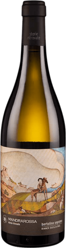 18,95 € Envoi gratuit | Vin blanc Mandrarossa Bertolino Soprano D.O.C. Sicilia Italie Grillo Bouteille 75 cl