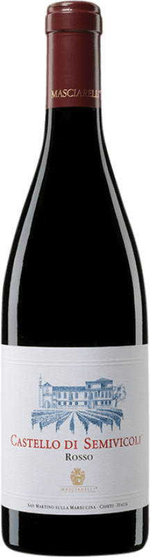 26,95 € Kostenloser Versand | Rotwein Masciarelli Castello di Semivicoli Rosso I.G.T. Terre di Chieti Italien Merlot, Cabernet Sauvignon, Montepulciano Flasche 75 cl