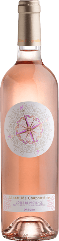 14,95 € Kostenloser Versand | Rosé-Wein Mathilde Chapoutier Mathilde Chapoutier Orsuro A.O.C. Côtes de Provence Frankreich Syrah, Grenache, Cabernet Sauvignon, Cinsault, Clairette Blanche, Rolle Flasche 75 cl