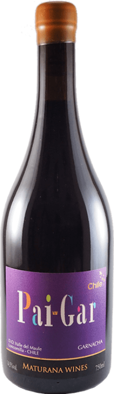 32,95 € Kostenloser Versand | Rotwein Maturana Pai-Gar I.G. Valle del Maule Chile Flasche 75 cl