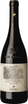 45,95 € Free Shipping | Red wine Nicosia Tenute Monte Gornia Vecchi Viti Rosso D.O.C. Etna Italy Nerello Mascalese Bottle 75 cl