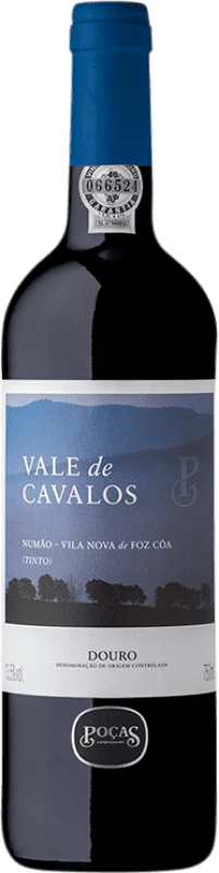 9,95 € 送料無料 | 赤ワイン Poças Júnior Vale de Cavalos Tinto I.G. Douro ポルトガル Touriga Franca, Touriga Nacional, Tinta Roriz, Tinta Barroca ボトル 75 cl