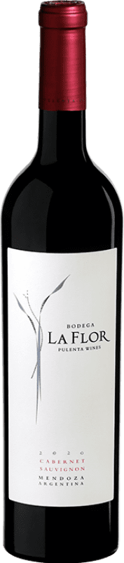 31,95 € Envío gratis | Vino tinto Pulenta La Flor I.G. Mendoza Argentina Cabernet Sauvignon Botella 75 cl