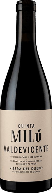 33,95 € Envio grátis | Vinho tinto Quinta Milú Valdevicente D.O. Ribera del Duero Espanha Tempranillo Garrafa 75 cl