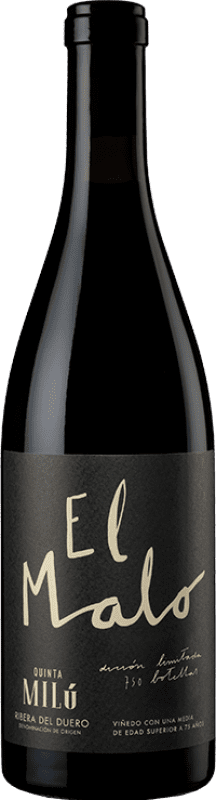 71,95 € Free Shipping | Red wine Quinta Milú El Malo D.O. Ribera del Duero Spain Tempranillo Bottle 75 cl