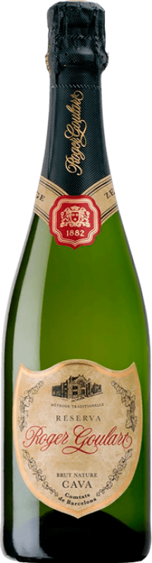 12,95 € Envoi gratuit | Blanc mousseux Roger Goulart Brut Nature Réserve D.O. Cava Espagne Macabeo, Xarel·lo, Parellada Bouteille 75 cl