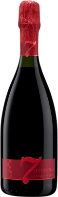 9,95 € Бесплатная доставка | Красное игристое вино Settecani 7 Bolle D.O.C. Lambrusco Grasparossa di Castelvetro Италия Lambrusco — Ламбруско 75 cl