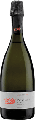 7,95 € Envío gratis | Espumoso blanco Settecani Vini del Re Pignoletto di Modena Italia Pignolo Botella 75 cl