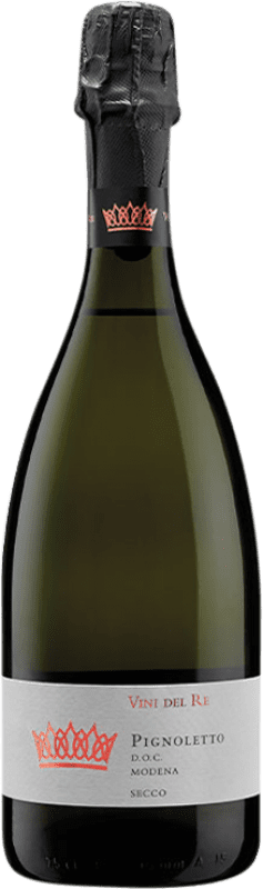 7,95 € Free Shipping | White Sparkling Wine Settecani Vini del Re Pignoletto di Modena Italy Pignolo 75 cl