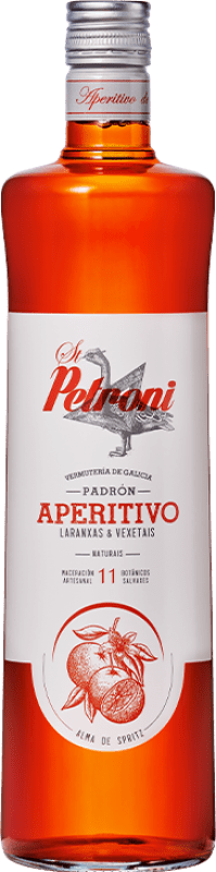 17,95 € Envio grátis | Licores Vermutería de Galicia Petroni Aperitivo Espanha Garrafa 75 cl