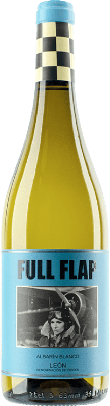 12,95 € 免费送货 | 白酒 Viña Vilano Full Flap Blanco D.O. León 西班牙 Albarín 瓶子 75 cl