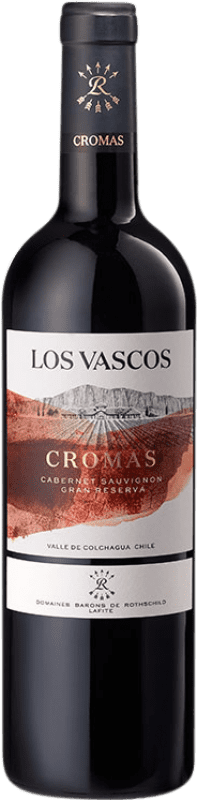 27,95 € Бесплатная доставка | Красное вино Los Vascos Cromas Гранд Резерв I.G. Valle de Colchagua Чили Syrah, Cabernet Sauvignon, Carmenère бутылка 75 cl