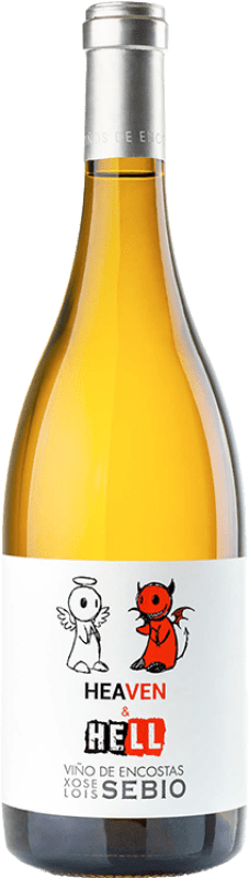 22,95 € Spedizione Gratuita | Vino Bianco Viños de Encostas Heaven and Hell Galizia Spagna Godello, Treixadura, Albariño 75 cl