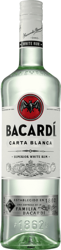 24,95 € 免费送货 | 朗姆酒 Bacardí 巴哈马 瓶子 1 L