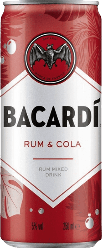 3,95 € Spedizione Gratuita | Bibite e Mixer Bacardí Cola Bahamas Lattina 25 cl