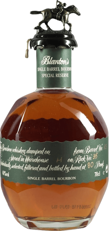 41,95 € Envío gratis | Whisky Bourbon Blanton's Especial Reserva Estados Unidos 7 Años Botella 70 cl