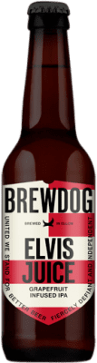 5,95 € Spedizione Gratuita | Birra BrewDog Elvis Juice Regno Unito Bottiglia Terzo 33 cl