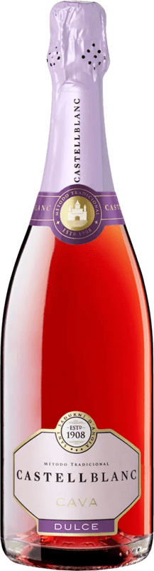 5,95 € Envio grátis | Espumante Rosé Castellblanch Dulce — Doce Rosé D.O. Cava Espanha 75 cl