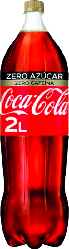 5,95 € Envio grátis | Refrescos e Mixers Coca-Cola Zero Zero Espanha Garrafa Especial 2 L