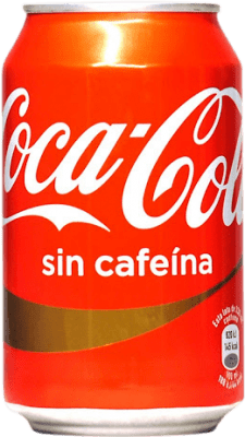 1,95 € 送料無料 | 飲み物とミキサー Coca-Cola Sin Cafeína スペイン アルミ缶 33 cl