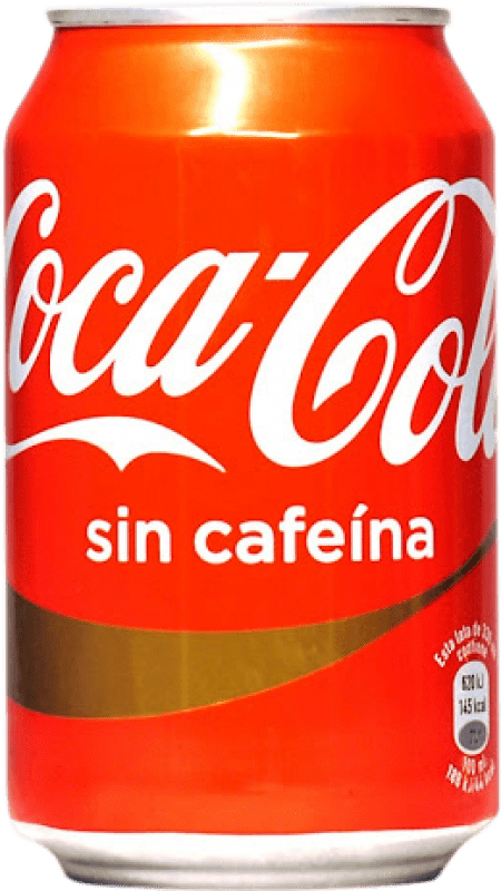 1,95 € Envoi gratuit | Boissons et Mixers Coca-Cola Sin Cafeína Espagne Boîte 33 cl