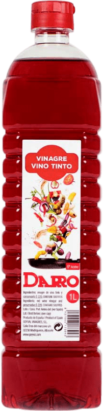 1,95 € Envoi gratuit | Vinaigre Darro de Vino Tinto Espagne Bouteille 1 L