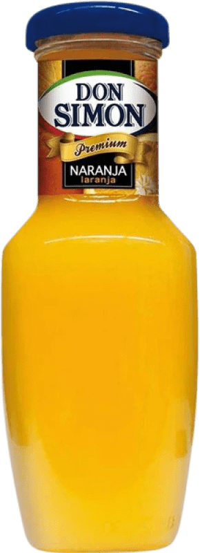 0,95 € Spedizione Gratuita | Succo Don Simón Spagna Bottiglietta 20 cl Vetro Naranja — Arancia