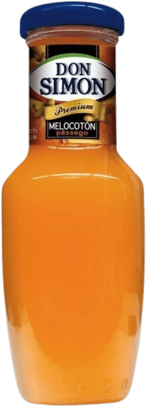 0,95 € Spedizione Gratuita | Succo Don Simón Spagna Bottiglietta 20 cl Vetro Melocotón — Pesca