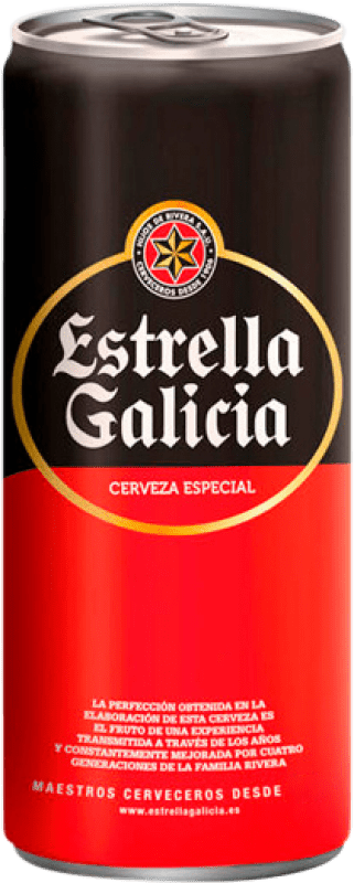 2,95 € Free Shipping | Beer Estrella Galicia Galicia Spain Can 33 cl