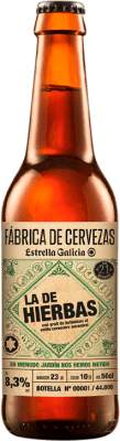 5,95 € Бесплатная доставка | Пиво Estrella Galicia Hierbas Галисия Испания бутылка Medium 50 cl