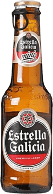 43,95 € Free Shipping | Beer Estrella Galicia CERV.ESTRELLA GALICIA 1/5L. Galicia Spain Small Bottle 20 cl