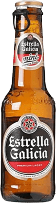 24,95 € Envio grátis | Caixa de 24 unidades Cerveja Estrella Galicia CERV.ESTRELLA GALICIA 1/5L Galiza Espanha Garrafa Pequena 20 cl