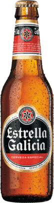 54,95 € Free Shipping | Beer Estrella Galicia Galicia Spain One-Third Bottle 33 cl