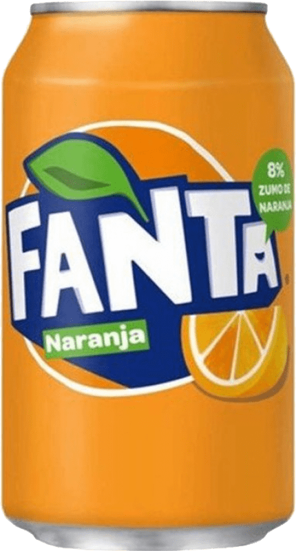 1,95 € Envio grátis | Refrescos e Mixers Fanta Naranja Espanha Lata 33 cl