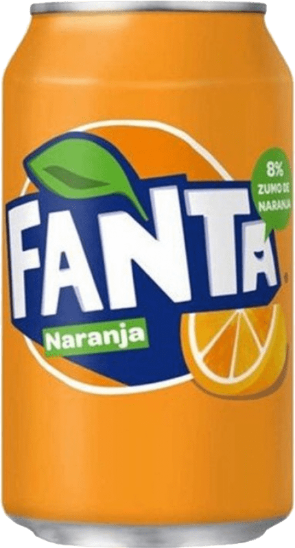 0,95 € Envío gratis | Refrescos Fanta España Lata 33 cl Naranja
