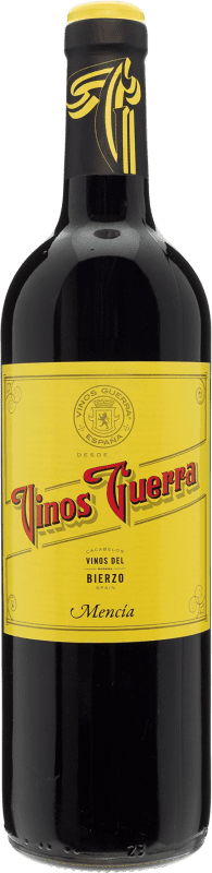 5,95 € Envío gratis | Vino tinto Guerra Joven D.O. Bierzo Castilla y León España Botella 75 cl