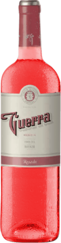 3,95 € Spedizione Gratuita | Vino Rosato Guerra D.O. Bierzo Castilla y León Spagna Bottiglia 75 cl