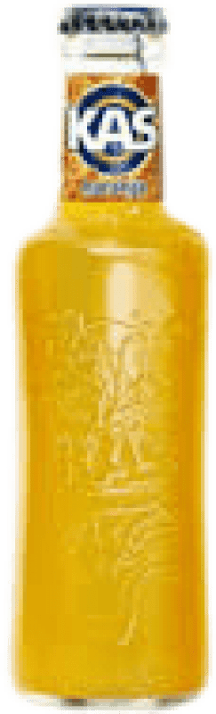 5,95 € Envío gratis | Caja de 6 unidades Refrescos Kas España Botellín 20 cl Naranja